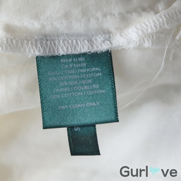 NWT LRL White Concetta Cold Should Blouse Plus 3X - Picture 7 of 9